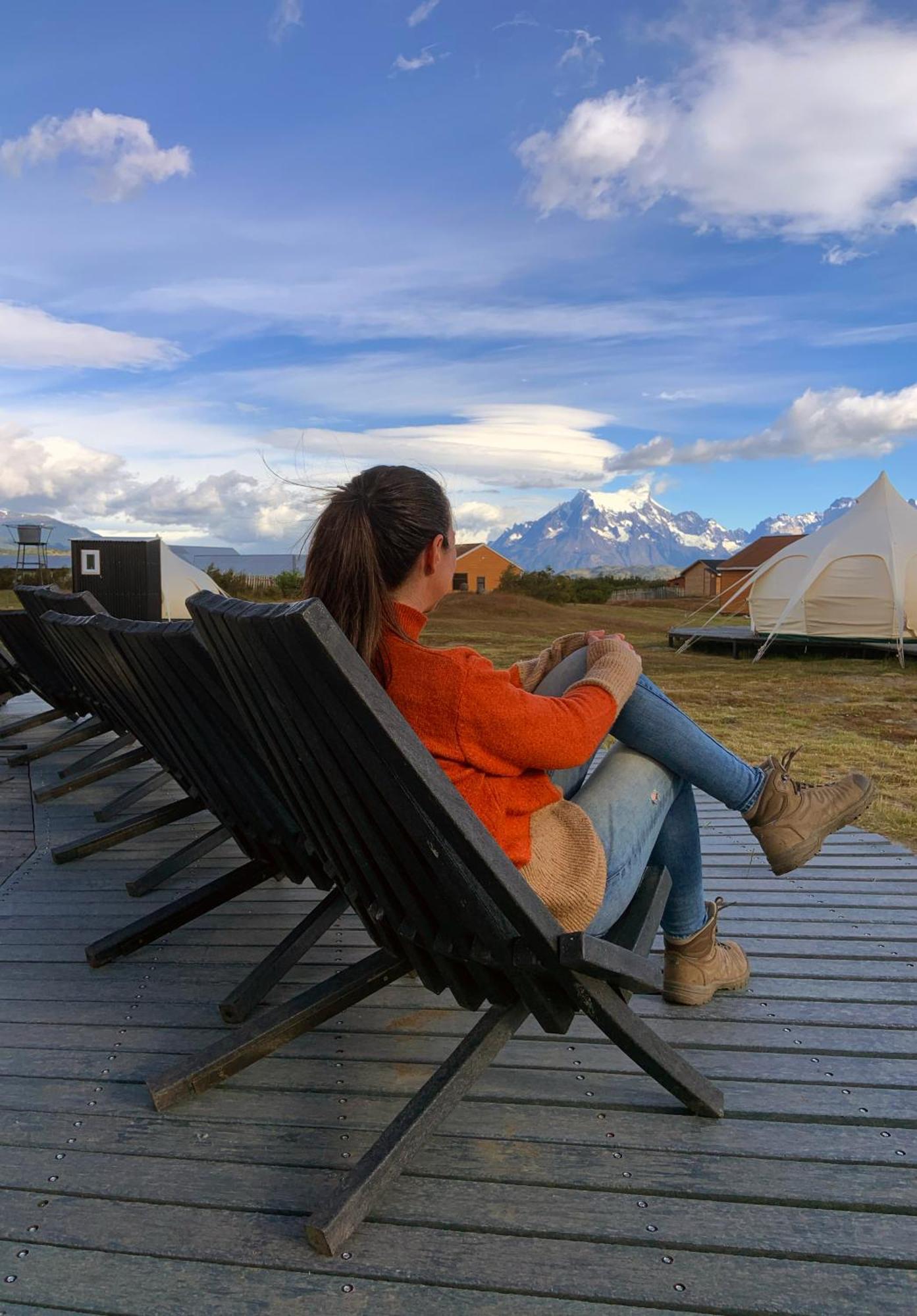 Chilenativo Riverside Camp Torres del Paine National Park Exterior foto