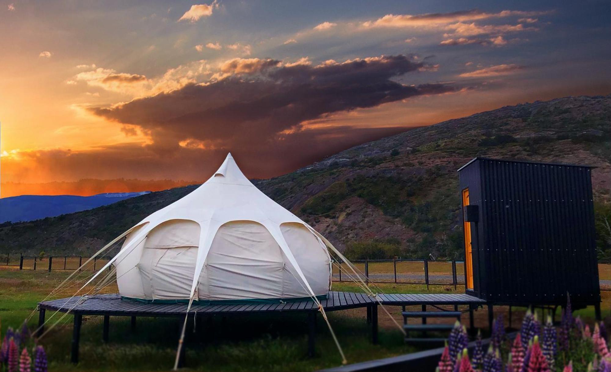 Chilenativo Riverside Camp Torres del Paine National Park Exterior foto